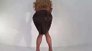 Crossdresser, Faustsex, High Heels, Riesendildo, Beine, Hure