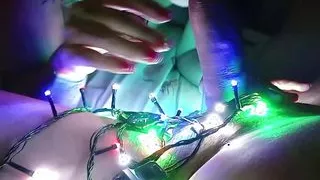 Hard cock receives The best Christmas blowjob with deep throat and an exciting cumshot