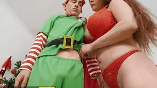 Cathy Heaven Masturbates While Waiting To Get Fucked With Santa But Jordi The Elf Comes Instead - BRAZZERS