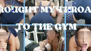 Thick Ass Teacher rewards her gym instructor with a luscious Blowjob