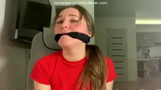 Eva Cleavegagged Gag Talk