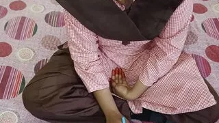 18 years school student fucking in uniform with teacher and sucking dick in mouth in doggy style in clear dirty audio