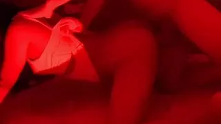 My Step-sister Loves Sex And Asks Me To Fuck Her With A Red Light In The Room, I Fuck Her So Hard That Her Legs Are Shaking. Bra