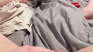 Hot young stud jacking til explosive cum shot full vid