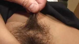 She got cum all over her sexy body and school uniform