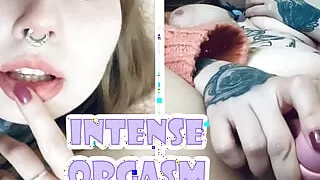 INTENSE ORGASM! She does it again!