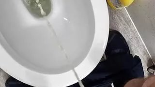 Just a post orgasm piss. Orgasm always makes me want to pee
