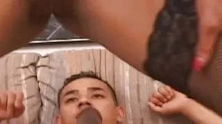 Ebony Babe Lets Her Lover Cum on Her Ass After Getting Properly Fucked