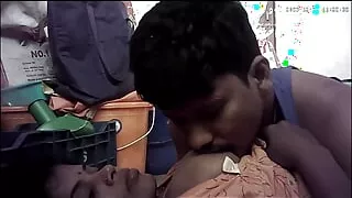 Indian wife big boobs kissing aa