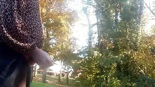 sounding dildo outdoors 5