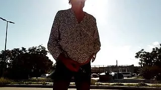 sounding dildo outdoors 9