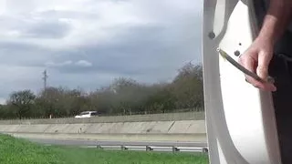 sounding dildo outdoors 12