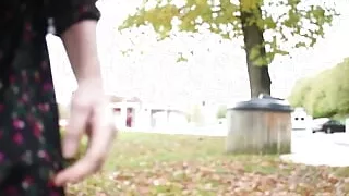 sounding dildo outdoors 15