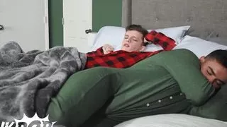 Damian Night & Jake Preston Strip Down To Suck Each Other And Fuck Till They Cum For Jolly Holiday Present - TWINKPOP