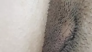 Step mom pussy wet close up with step son without condom