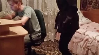 Deep strapon fuck for punishment