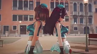Mmd R-18 Anime Girls Sexy Dancing (clip 39)