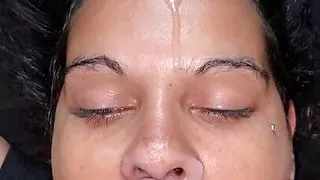 Hard Rough Facefuck! MILF facefucked & nasty facials