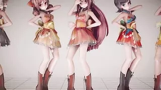 Mmd R-18 Anime Girls Sexy Dancing (clip 43)