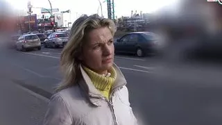 German girl next door from Street make first time Sex casting