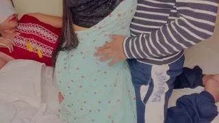 StepMom and stepSister fucked Threesome Mahi652288 Christmas special with hindi dirty talk clear audio voice