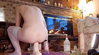 Longpussy, Fireside Dildo Ride. Part IV.