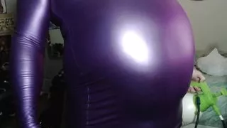 Purple Dress Garden Sprayer Inflation