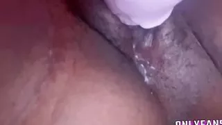 Late night pussy play