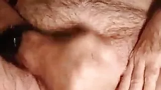 Playing with my dick early morning erection