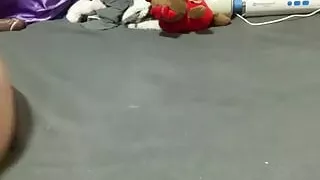 Close up orgasms with Hitachi pussy stuffed with panties