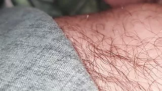 Step mom handjob step son dick under blanket