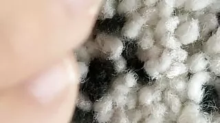 Natural toenails close view. Feet fetish