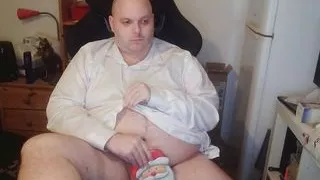 Merry Jizzmas! Cumming on Santas Face and licking it clean