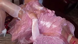 Pink Satin Sissy On Offer