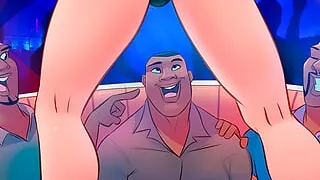 Gato dotado mama e da o cu pro gogoboy na balada gay