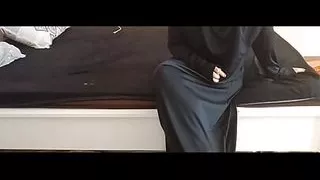 Hijab first time cum in pussy