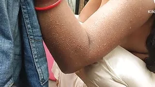 Indian house wife showing nude bathing