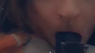 Pretty shemale sucks dick bongo sensually!