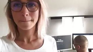 Rough anal at work, boss fucks his secretary