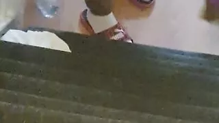 Slutty Maid caught service step son dick in bed after she clean the stairs