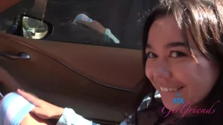 Atk Girlfriends And Brianna Arson In On A Drive Getting That Sweet Pussy Played With Before Giving Road Head Gfe