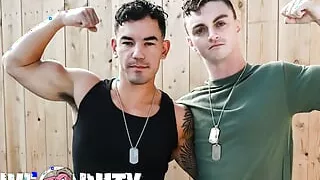 Twink Robert Law Dicks Down Tanned Hunk - ActiveDuty