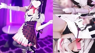 Mesugaki Vtuber Cosplaying femdom raw sex creampie compilation.
