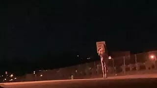 Astrid Apathy Sissy Chastity Walk by the highway