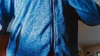 Getting naked and playing with my cock