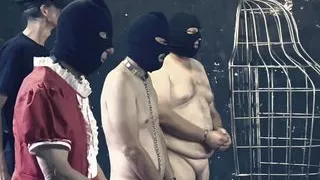 Dominatrix Mistress April - Part 2 - Three slaves with one Whip in Prison