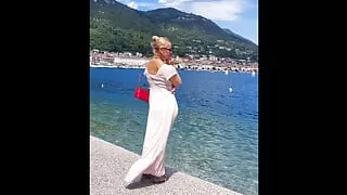 Amateur blonde mature wife massage sex after coming home