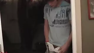 Friends Axel Johnson and Kameron Scott wank and suck dicks