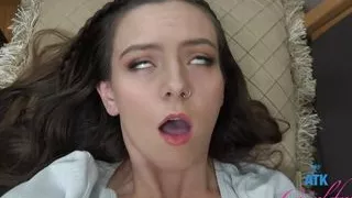 Serena Hill gets her pussy licked until she creams then sucks cock POV