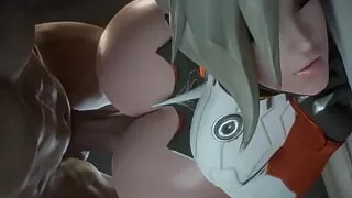 3D Compilation: Overwatch Mercy Fucked From Behind Dva Dick Ride Threesome Uncensored Hentai